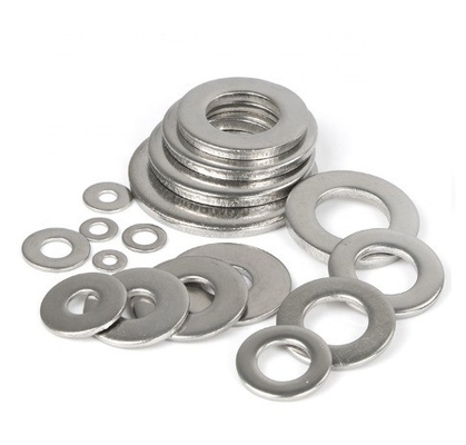 Indústria Pesada M5 M6 M8 M10 Aço inoxidável 304 316 DIN125 Lavadora plana com GB Standard Plain