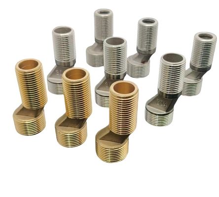 Conexão Nipple resistente à corrosão 1/2 &quot;-1&quot; Brass Threaded Fittings Casting Brass Female Thread Tee com código de cabeça redonda
