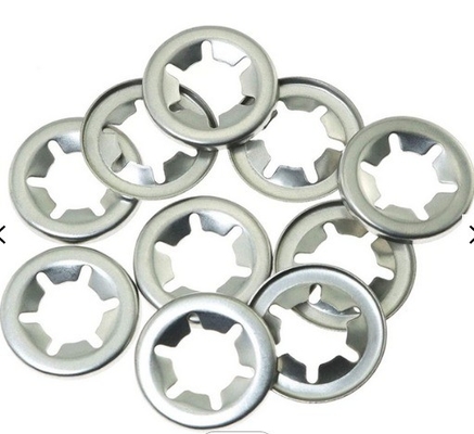 Finitura simples M12 Starlock Washer Bloqueio de dentes interno para estaca de rolamento de aço inoxidável 304 e aço carbono padrão JIS M12