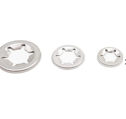 Finitura simples M12 Starlock Washer Bloqueio de dentes interno para estaca de rolamento de aço inoxidável 304 e aço carbono padrão JIS M12