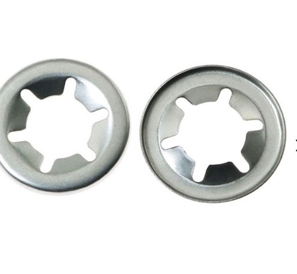 Finitura simples M12 Starlock Washer Bloqueio de dentes interno para estaca de rolamento de aço inoxidável 304 e aço carbono padrão JIS M12