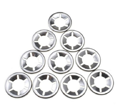 Finitura simples M12 Starlock Washer Bloqueio de dentes interno para estaca de rolamento de aço inoxidável 304 e aço carbono padrão JIS M12
