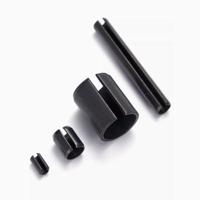 TiCN Finish Spring Pins de aço inoxidável DIN 1444 Split Spring Dowel Lock Pin para fabricação de eletrônicos
