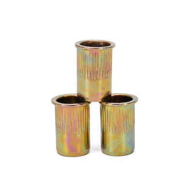 Tratamento de água Customizável 304 aço inoxidável Countersunk Nozes de rebites com design de corpo grelhado