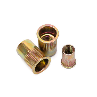 Tratamento de água Customizável 304 aço inoxidável Countersunk Nozes de rebites com design de corpo grelhado