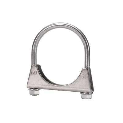 Sistema de medição métrica padrão JIS M8 M10 Grampos de escape de parafusos U de carga pesada revestidos de zinco com resistência à corrosão