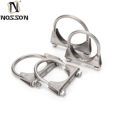 Sistema de medição métrica SS 304 316 430 mangueira de grampos de parafusos U para grampos de tipo U