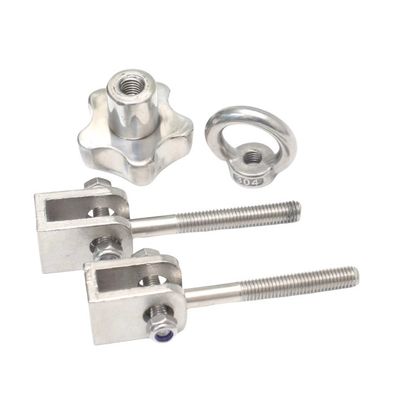 Parafusos Metricos Galvanizados para Manobras de ameixas parafusos de mão parafusos de torção para cabeça parafusos de polegar com manobras M4 M5 M6 M8 M10 M12