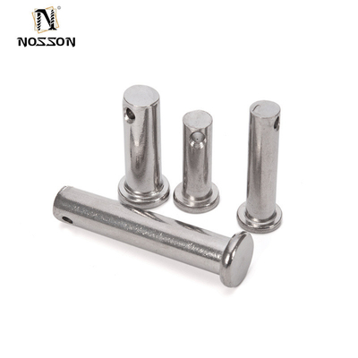 TiCN Finish Pin Shaft de aço inoxidável cabeça plana pin de posicionamento cilíndrico perfurado para alinhamento preciso