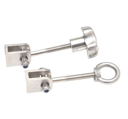 Parafusos Metricos Galvanizados para Manobras de ameixas parafusos de mão parafusos de torção para cabeça parafusos de polegar com manobras M4 M5 M6 M8 M10 M12