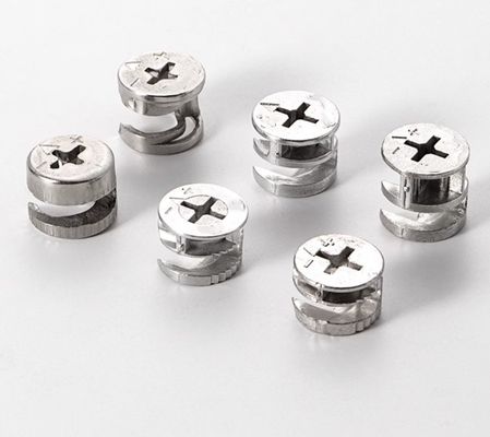 Conector de móveis de construção resistente montado em liga de zinco Cam Lock com parafuso e 10 conectores plug