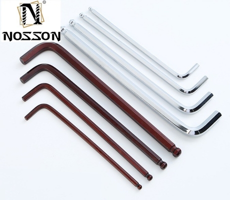 Suporte personalizado ODM Ferramentas de mão populares conjuntos de aço carbono tipo L chave de chave Hex Spanner Allen chave hex para reparo e manutenção diária