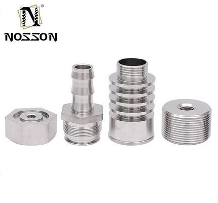 Conexão de flange de cabeça quadrada Partes automáticas de usinagem CNC para painéis de alumínio de 1/2' 4' aço em aplicações industriais