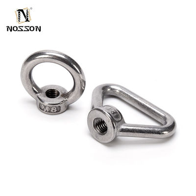 Passivação e cromado Triangular Ring Eye Nut para Imperial Inch Measurement System em aplicações da indústria pesada