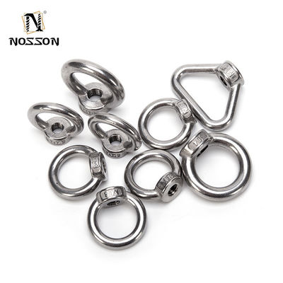 Passivação e cromado Triangular Ring Eye Nut para Imperial Inch Measurement System em aplicações da indústria pesada