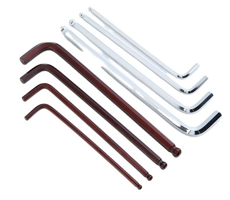 Chave Allen Hex Z e L de tipo 1.5mm 2mm 2.5mm 3mm 4mm 5mm 6mm 8mm 10mm para OBM Support Taily OEM Silver