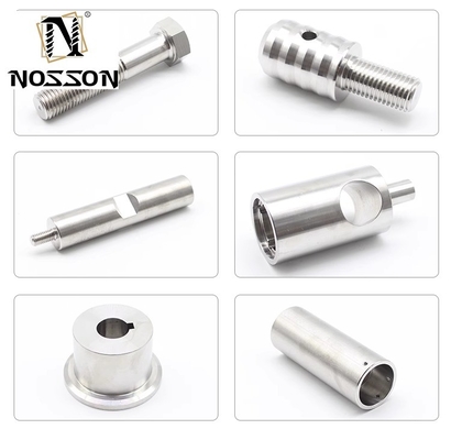 Bushing de aço inoxidável latão alumínio plástico personalizado CNC fresagem de precisão de torneamento peças de usinagem com código cabeça quadrada