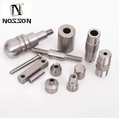 Bushing de aço inoxidável latão alumínio plástico personalizado CNC fresagem de precisão de torneamento peças de usinagem com código cabeça quadrada