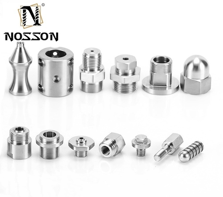 Bushing de aço inoxidável latão alumínio plástico personalizado CNC fresagem de precisão de torneamento peças de usinagem com código cabeça quadrada