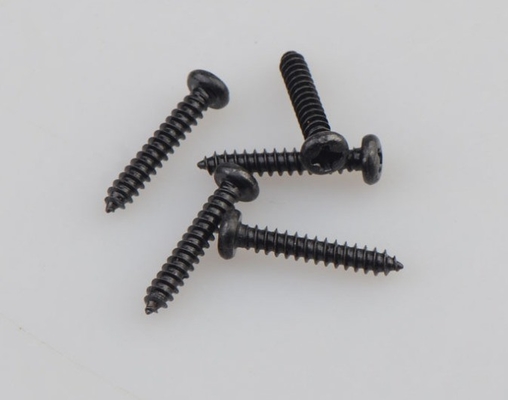 ALLOI Cor Natural 450pcs M3 Aço de Carbono Preto PA Cruz Pan Cabeça Redonda Cabeça Auto-Tapagem parafuso conjunto de combinação Kit de seleção