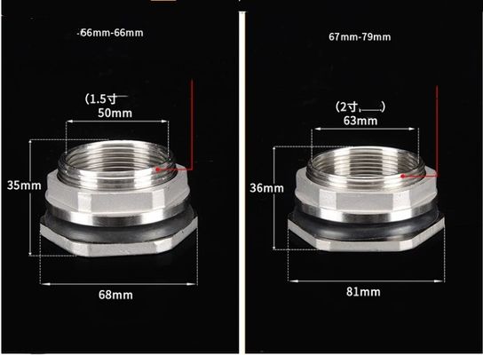 3/8&quot; 1/2&quot; 3/4&quot; 11/4&quot; 1&quot; 11/2&quot; 2&quot; 2-1/2&quot; 3&quot; 4&quot; Acessórios para tanques de água de aço inoxidável 304/316 com fio masculino BSPT NPT