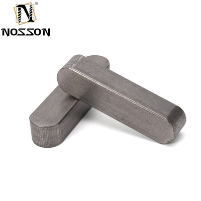30mm35mm40mm50mm acabamento galvanizado Din6885 pin de aço inoxidável paralelo chave de eixo plano para equipamentos de embalagem