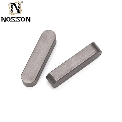 30mm35mm40mm50mm acabamento galvanizado Din6885 pin de aço inoxidável paralelo chave de eixo plano para equipamentos de embalagem