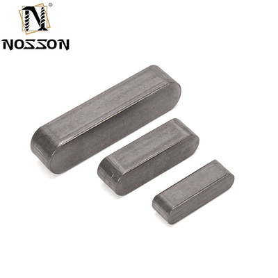 30mm35mm40mm50mm acabamento galvanizado Din6885 pin de aço inoxidável paralelo chave de eixo plano para equipamentos de embalagem