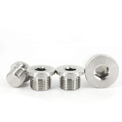 10 Empilhadeira essencial DIN908 Empilhadeiras de parafusos de tomada hexagonal para vedação de tubos de óleo DIN908