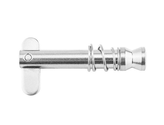 Pin de lançamento rápido de barco de classe marinha com mola de queda Pin de aço inoxidável Diâmetro x comprimento utilizável Pacote 2 316 aço ligado