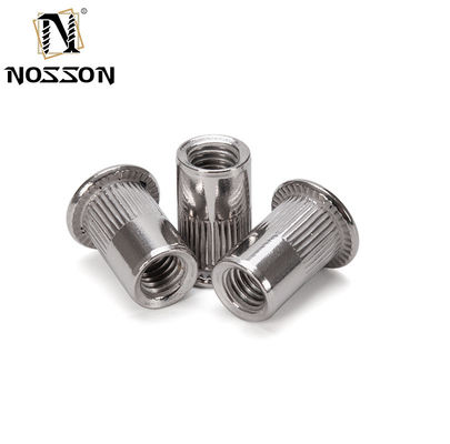 Indústria Geral Azul e Branco Revestido em Zinco M8 M10 1.25 Revestido em rosca de Pres Rivet Nut com aço carbono hermético