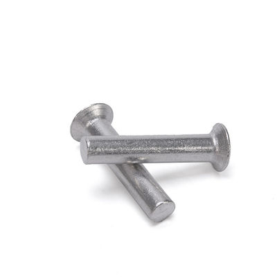 JIS Standard Alumínio Sólido Rivet Rod de diâmetro 2mm 3mm 4mm 5mm 6mm GB869 Flat Countersunk Head Punch Auto-plugging