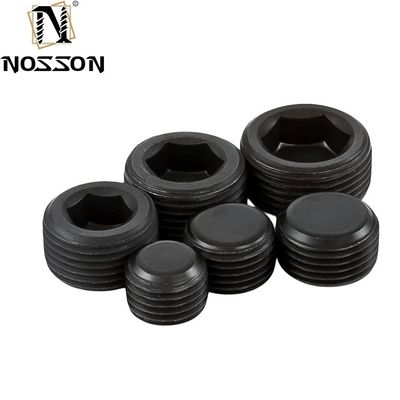 Parafusos hidráulicos revestidos com zinco, parafusos de tubulação hexagonais, parafusos de tubulação, para tubulações industriais