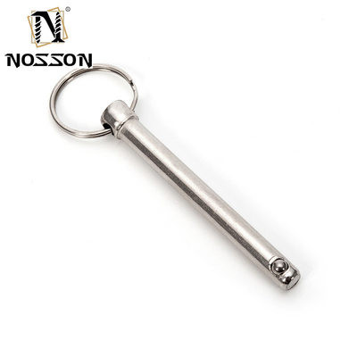 Navio Aéreo Indústria Geral Óxido de Vapor Nitreto Finish Pin de bloqueio de bola de liberação rápida com anel de aço inoxidável de precisão personalizado