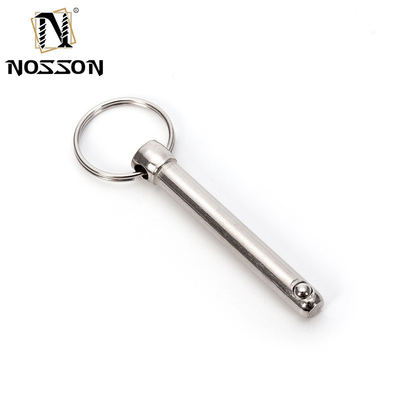 Navio Aéreo Indústria Geral Óxido de Vapor Nitreto Finish Pin de bloqueio de bola de liberação rápida com anel de aço inoxidável de precisão personalizado