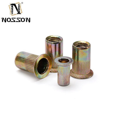 M3 CN1-CB-S Nut de rivet de aço cilíndrico com flange e entalhes padrão 20000 em aço inoxidável 304