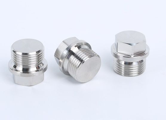 Tubos de descarga de óleo de aço inoxidável NPT Hex Socket Magnético Allen Head Plug com acabamento anodizado e revestimento de zinco