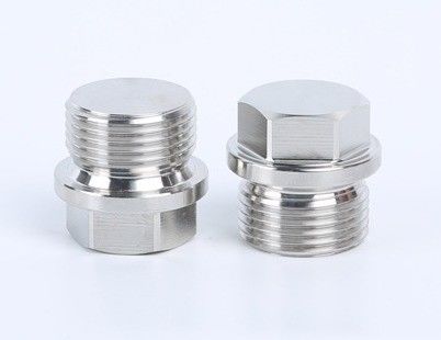 Tubos de descarga de óleo de aço inoxidável NPT Hex Socket Magnético Allen Head Plug com acabamento anodizado e revestimento de zinco