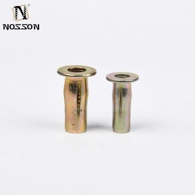 Rivet oco semitubular não padrão M2.5-M6.3 acabamento brilhante para eletrodomésticos em alumínio brilhante não revestido