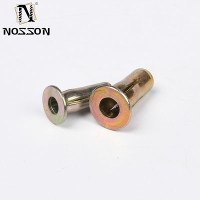 Rivet oco semitubular não padrão M2.5-M6.3 acabamento brilhante para eletrodomésticos em alumínio brilhante não revestido