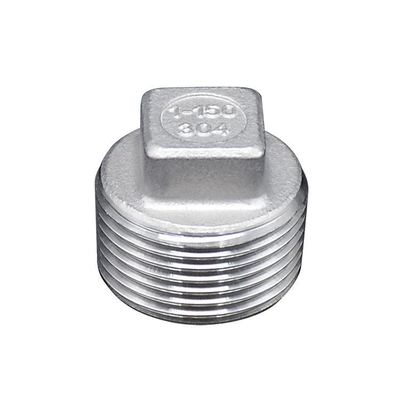 Aço inoxidável fundido 304/316 Union Elbow para abastecimento de água Nipple Connector Threaded Plumbing Material Pipe Fitting