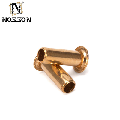 ANSI/ASME Padrão 1.5mm 2.5mm 3mm 4mm cobre latão ou aço tubulado oco PCB Rivet com acabamento resistente à corrosão