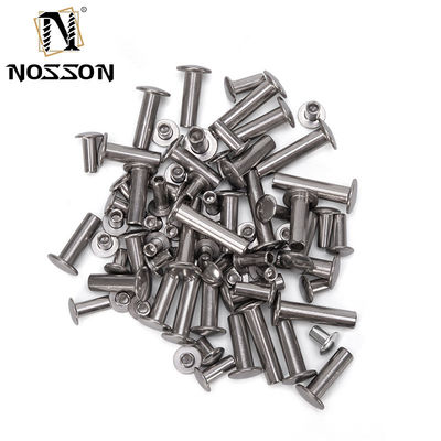 Rebites semi-tubulares para alumínio e aço inoxidável na norma ISO