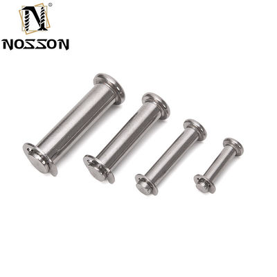 DIN1444 Standard Clevis Pins sem fio Rodado Flat Head Safety Lock Pin com R Clip Hole em aço inoxidável personalizado