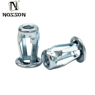 DIN Standard M6 M8 aço galvanizado de carbono Insert Nut Lanterna Rivet Nut Jack Nut para desempenho e necessidades da indústria pesada