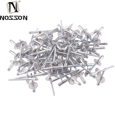 2.4-6.4mm Durável cabeça redonda Open End Pop Core-puxando rivetas fechadas de aço inoxidável para aplicações à prova d'água na indústria