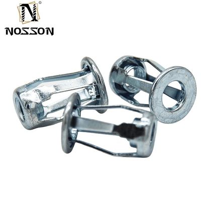 DIN Standard M6 M8 aço galvanizado de carbono Insert Nut Lanterna Rivet Nut Jack Nut para desempenho e necessidades da indústria pesada