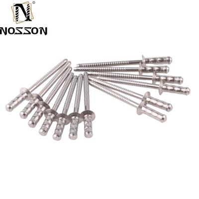 2.4-6.4mm Durável cabeça redonda Open End Pop Core-puxando rivetas fechadas de aço inoxidável para aplicações à prova d'água na indústria