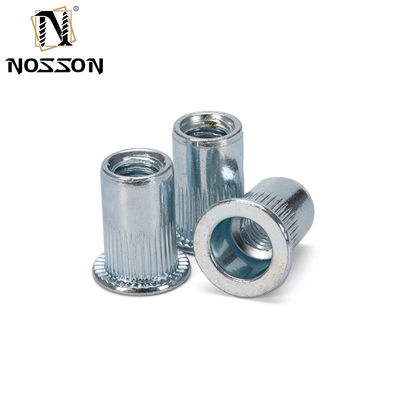 Métrica DIN Remache Tuerca Rivnut M3 M4 M5 M6 M8 M10 M12 304 aço inoxidável cabeça plana roscada roscada inserção de rivet nut