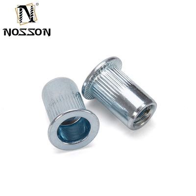 Métrica DIN Remache Tuerca Rivnut M3 M4 M5 M6 M8 M10 M12 304 aço inoxidável cabeça plana roscada roscada inserção de rivet nut